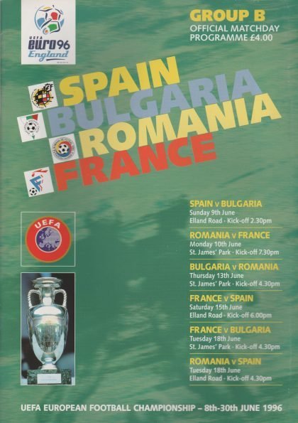 European Championships 1996 - Group B