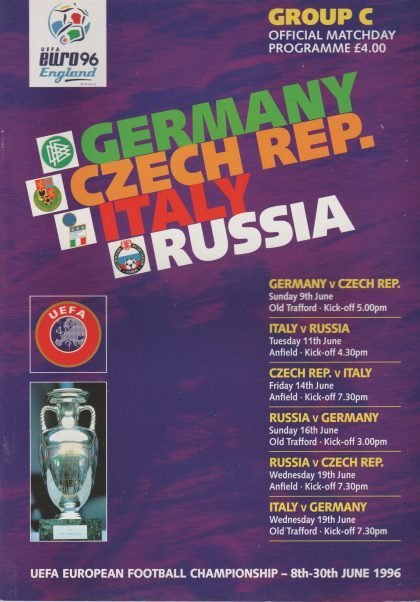 European Championships 1996 - Group C