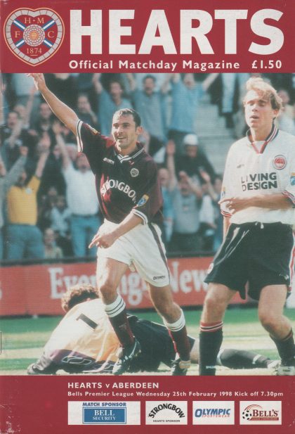 Heart of Midlothian v Aberdeen 25-Feb-1998