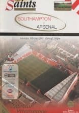 Southampton v Arsenal 19-May-2001