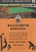 Wolverhampton Wanderers v Aston Villa 24-Feb-1965