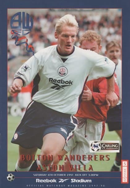 Bolton Wanderers v Aston Villa  04-Oct-1997