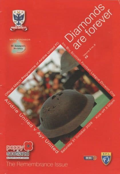 Airdrie v Ayr United  29-Oct-2009