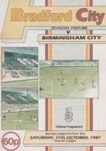 Bradford City v Birmingham City 17-Oct-1987