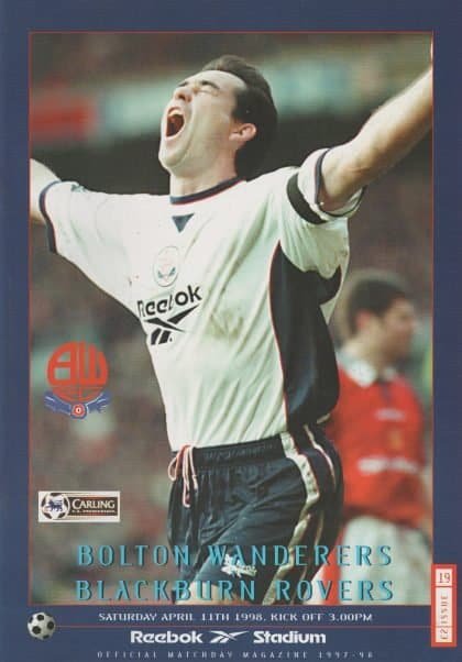 Bolton Wanderers v Blackburn Rovers 11-Apr-1998