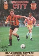 Bradford City v Blackburn Rovers  05-Oct-1988