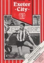 Exeter City v Blackpool  25-Oct-1989