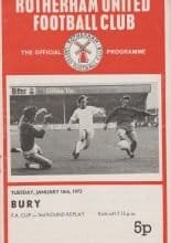 Rotherham United v Bury 18-Jan-1972