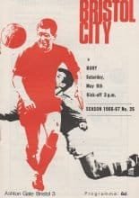 Bristol City v Bury 06-May-1967