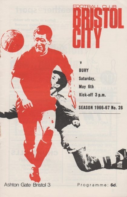 Bristol City v Bury 06-May-1967