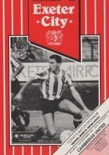 Exeter City v Cambridge United 16-Sep-1989