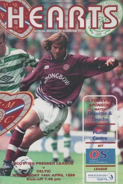 Heart of Midlothian v Glasgow Celtic 14-Apr-1999