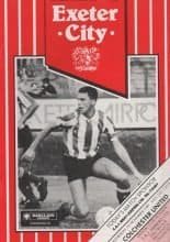Exeter City v Colchester United 01-Nov-1989