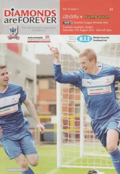 Airdrie v Dumbarton 11-Aug-2012