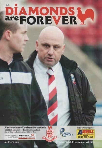 Airdrie v Dunfermline Athletic 16-Nov-2013