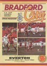 Bradford City v Everton 31-Jan-1987