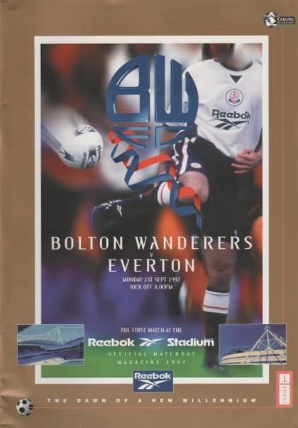 Bolton Wanderers v Everton 01-Sep-1997