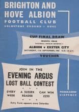 Brighton & Hove Albion v Exeter City 11-Sep-1965