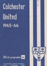 Colchester United v Exeter City 01-Sep-1965