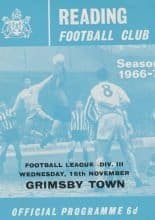 Reading v Grimsby Town 16-Nov-1966