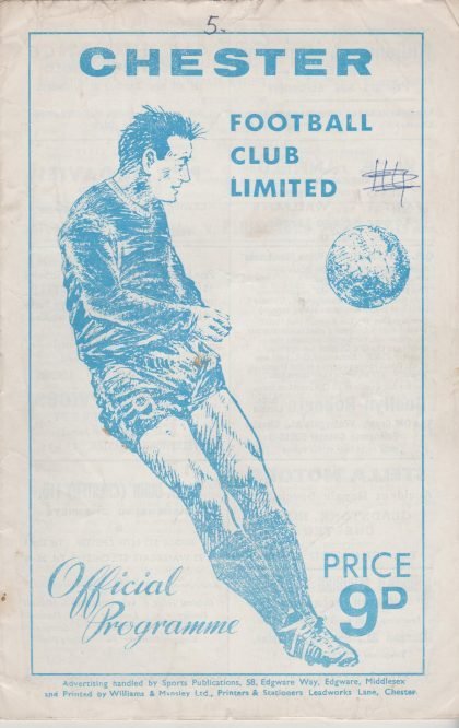 Chester v Halifax Town 12-Mar-1969
