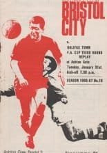 Bristol City v Halifax Town 31-Jan-1967