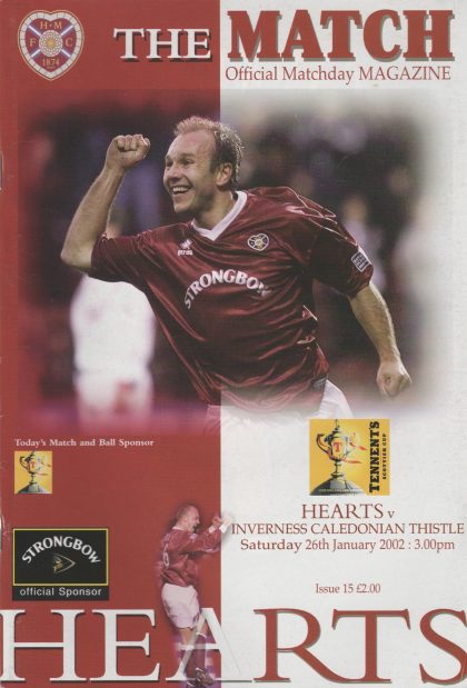 Heart of Midlothian v Inverness Caledonian Thistle 26-Jan-2002