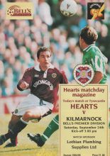 Heart of Midlothian v Kilmarnock  24-Sep-1994