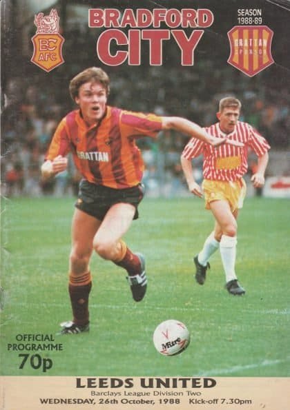 Bradford City v Leeds United 26-Oct-1988