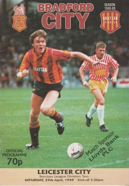 Bradford City v Leicester City 29-Apr-1989