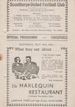 Scunthorpe United v Lincoln City 12-May-1956