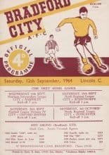 Bradford City v Lincoln City 12-Sep-1964
