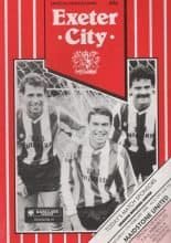 Exeter City v Maidstone United 17-Feb-1990