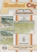 Bradford City v Middlesbrough 15-May-1988