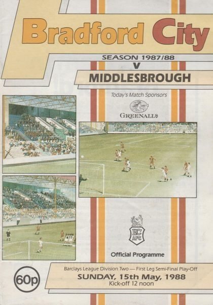 Bradford City v Middlesbrough 15-May-1988