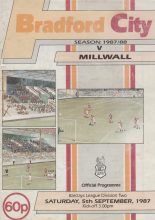 Bradford City v Millwall 05-Sep-1987