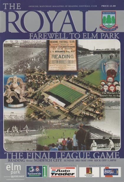 Reading v Norwich City 03-May-1998