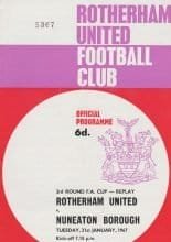 Rotherham United v Nuneaton Borough 31-Jan-1967