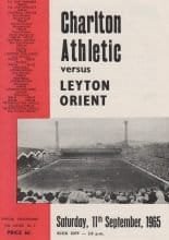 Charlton Athletic v Leyton Orient 11-Sep-1965