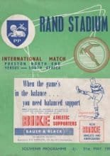 South Africa v Preston North End  31-May-1958