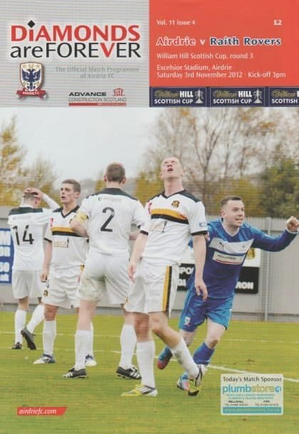 Airdrie v Raith Rovers 03-Nov-2012
