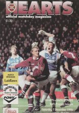 Heart of Midlothian v Raith Rovers 07-Dec-1996