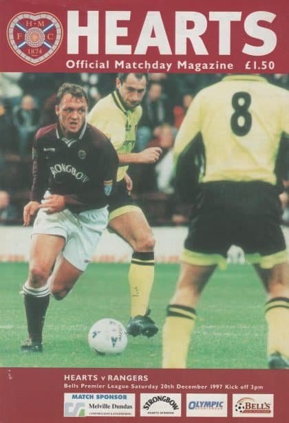 Heart of Midlothian v Glasgow Rangers  20-Dec-1997