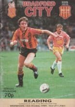 Bradford City v Reading 12-Oct-1988