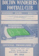 Bolton Wanderers v RFC Liege 03-Dec-1962