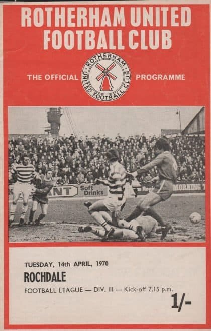 Rotherham United v Rochdale 14-Apr-1970