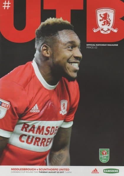 Middlesbrough v Scunthorpe United 22-Aug-2017