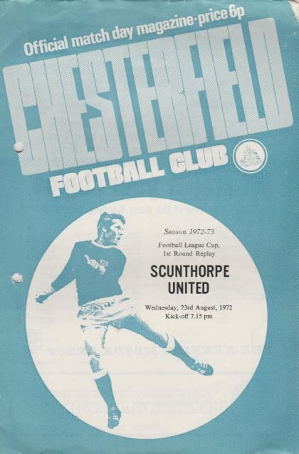 Chesterfield v Scunthorpe United 23-Aug-1972