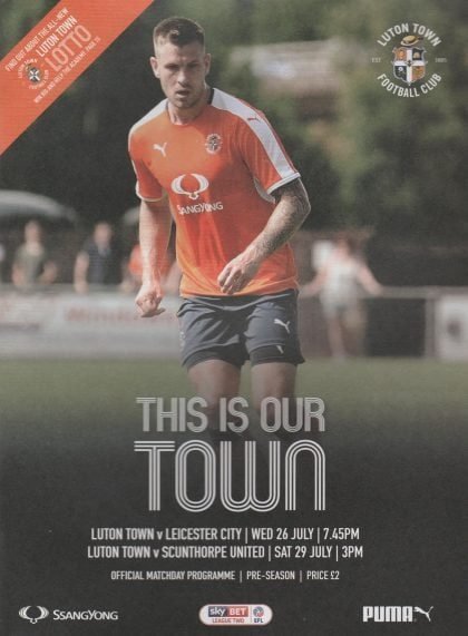 Luton Town v Leicester City 26-Jul-2017