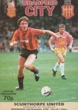 Bradford City v Scunthorpe United 02-Nov-1988